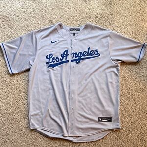 Nike Blue and Gray Los Angeles Dodgers Men's Jersey